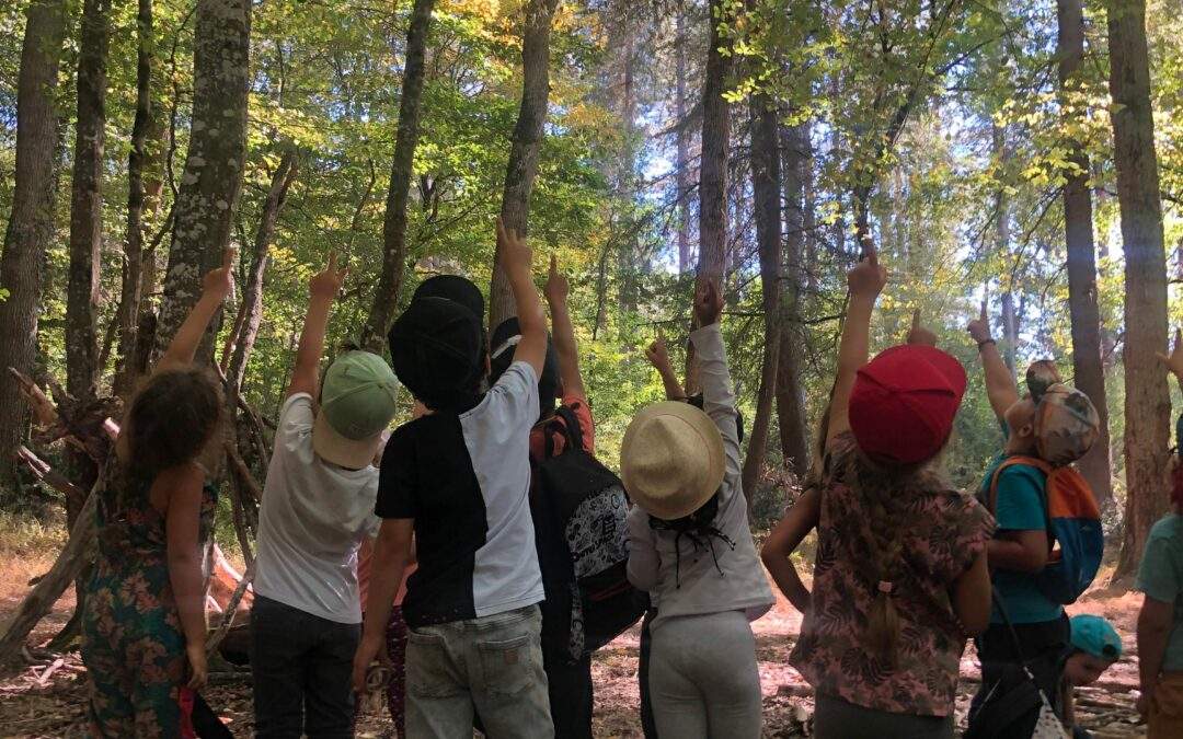 Exploration joyeuse, avec de jeunes enfants (5/6 ans) d&rsquo;un centre de loisirs de Royan (17)…